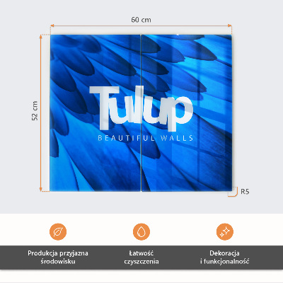 Tagliere in vetro Fiori e pietre sull'acqua