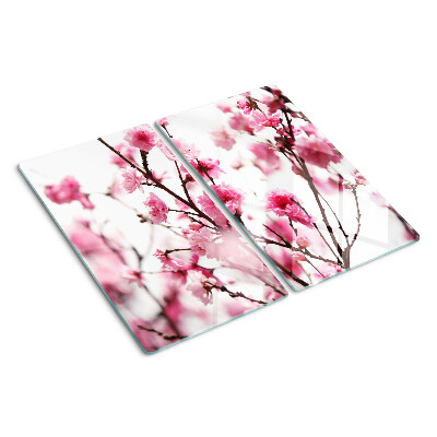 Tagliere in vetro Fiori di ciliegio in fiore