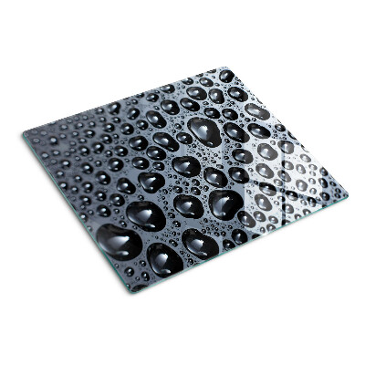 Tagliere in vetro Gocce d'acqua sul vetro