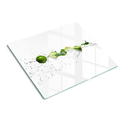 Tagliere in vetro Limoni in acqua