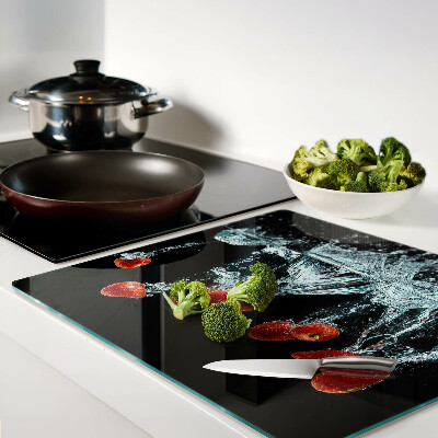 Tagliere in vetro Fragole in acqua