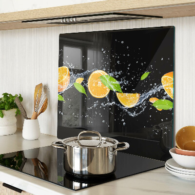 Tagliere in vetro temperato Agrumi in acqua