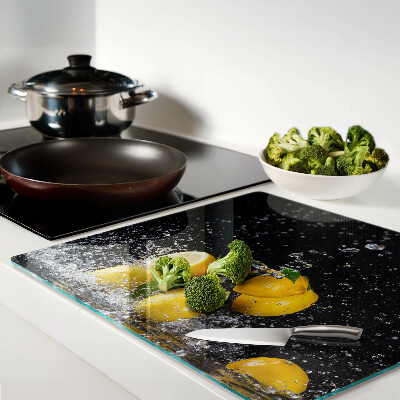 Tagliere in vetro temperato Limoni in acqua