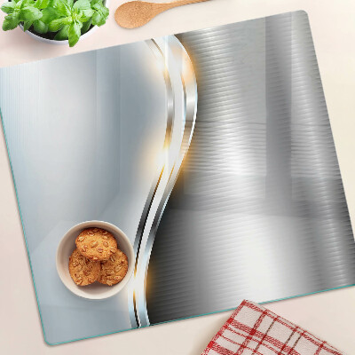 Tagliere in vetro temperato Motivo astratto con linee