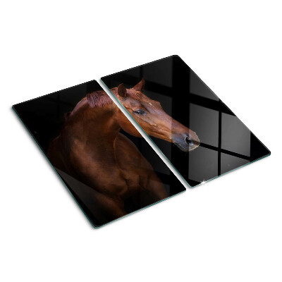 Tagliere in vetro Ritratto di un cavallo