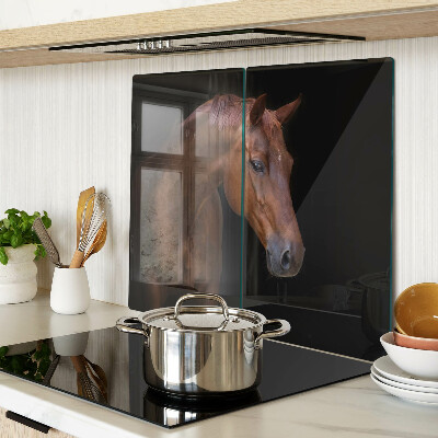 Tagliere in vetro Ritratto di un cavallo