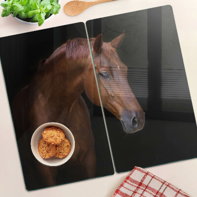 Tagliere in vetro Ritratto di un cavallo