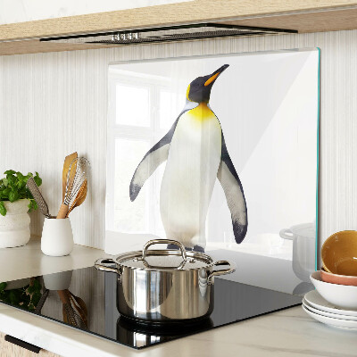 Tagliere in vetro temperato Pinguino sul ghiaccio