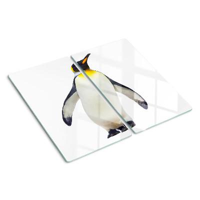 Tagliere in vetro temperato Pinguino sul ghiaccio