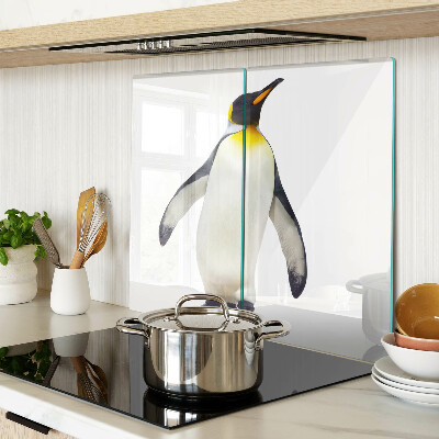 Tagliere in vetro temperato Pinguino sul ghiaccio