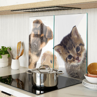 Tagliere in vetro Cani, gatti, conigli