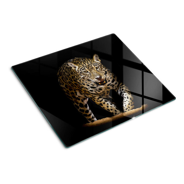 Tagliere in vetro Leopardo in movimento