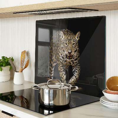 Tagliere in vetro Leopardo in movimento