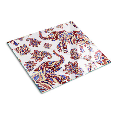 Tagliere in vetro Motivo paisley con fiori