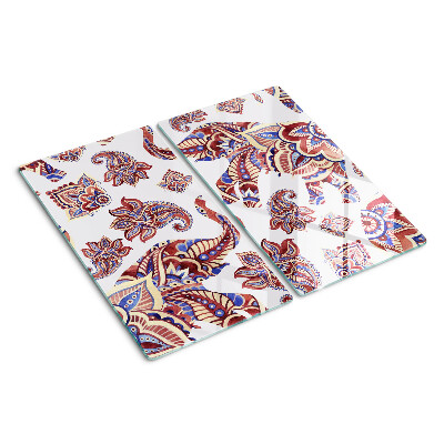 Tagliere in vetro Motivo paisley con fiori