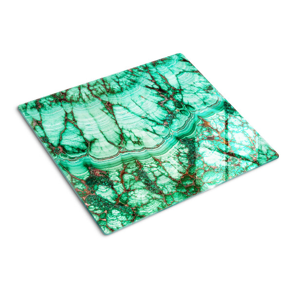Tagliere in vetro Marmo nelle tonalità del verde