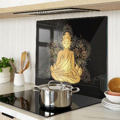 Tagliere in vetro temperato Buddha in meditazione