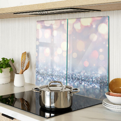 Tagliere in vetro temperato Luci scintillanti con accenti di diamanti