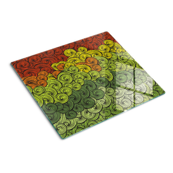 Tagliere in vetro temperato Vortici di colori