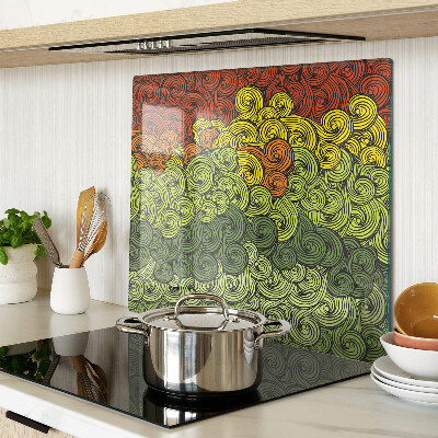 Tagliere in vetro temperato Vortici di colori