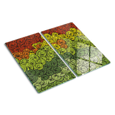 Tagliere in vetro temperato Vortici di colori