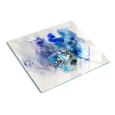 Tagliere in vetro Motivi astratti blu