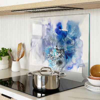 Tagliere in vetro Motivi astratti blu