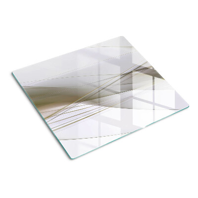 Tagliere in vetro Linee e forme astratte