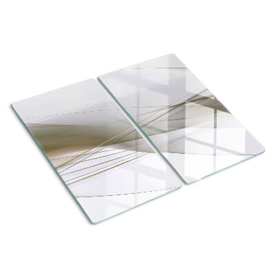 Tagliere in vetro Linee e forme astratte