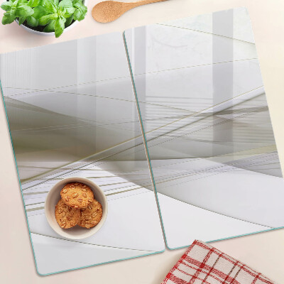 Tagliere in vetro Linee e forme astratte