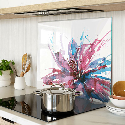 Tagliere in vetro temperato Acquerelli floreali dai colori intensi