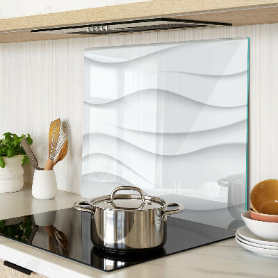 Tagliere in vetro temperato Onde e linee