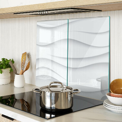 Tagliere in vetro temperato Onde e linee