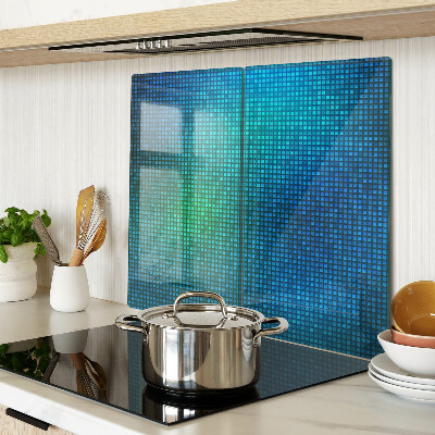 Tagliere in vetro Gradiente di colore nelle tonalità del blu