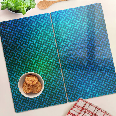 Tagliere in vetro Gradiente di colore nelle tonalità del blu