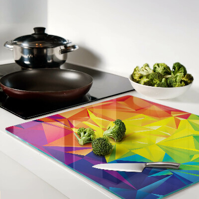 Tagliere in vetro temperato Geometria del colore