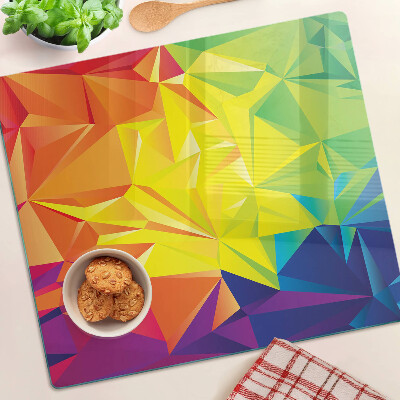 Tagliere in vetro temperato Geometria del colore
