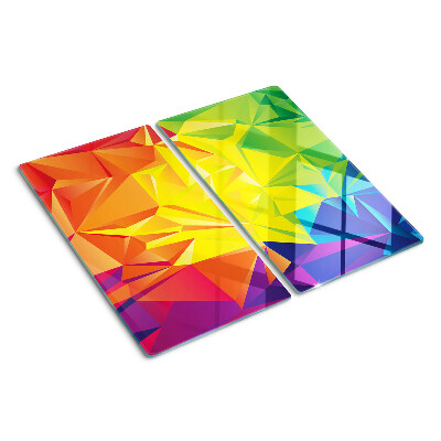 Tagliere in vetro temperato Geometria del colore