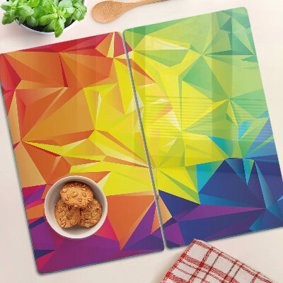 Tagliere in vetro temperato Geometria del colore