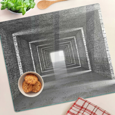 Tagliere in vetro L'illusione di profondità nell'architettura