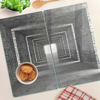 Tagliere in vetro L'illusione di profondità nell'architettura