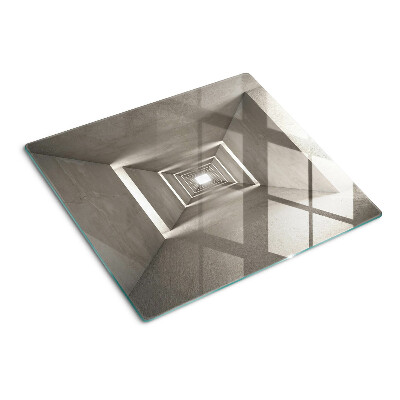 Tagliere in vetro temperato Interno geometrico con effetto profondità