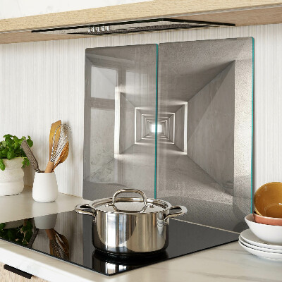 Tagliere in vetro temperato Interno geometrico con effetto profondità