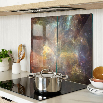 Tagliere in vetro temperato Paesaggio galattico cosmico
