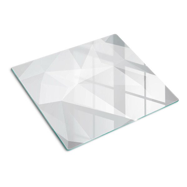 Tagliere in vetro Forme geometriche in tonalità di grigio