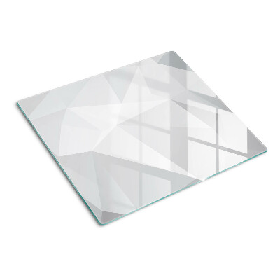 Tagliere in vetro Forme geometriche in tonalità di grigio