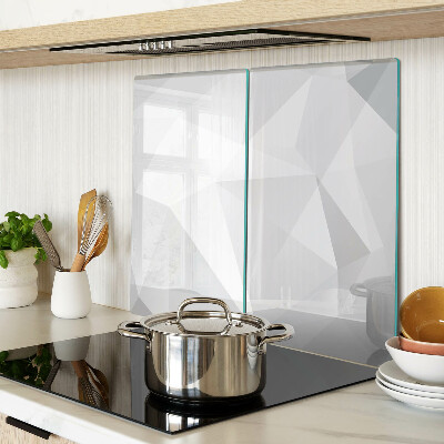 Tagliere in vetro Forme geometriche in tonalità di grigio