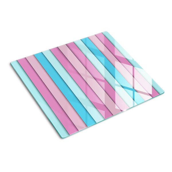 Tagliere in vetro Geometria nei colori pastello