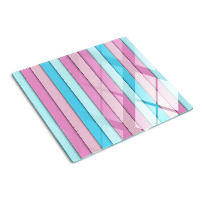 Tagliere in vetro Geometria nei colori pastello