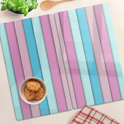 Tagliere in vetro Geometria nei colori pastello